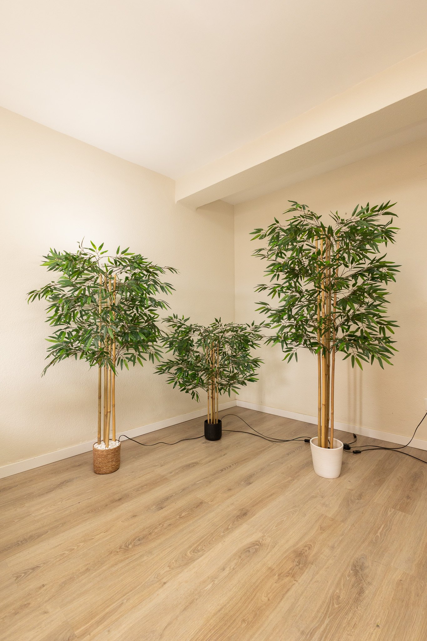 Árbol artificial de bambú